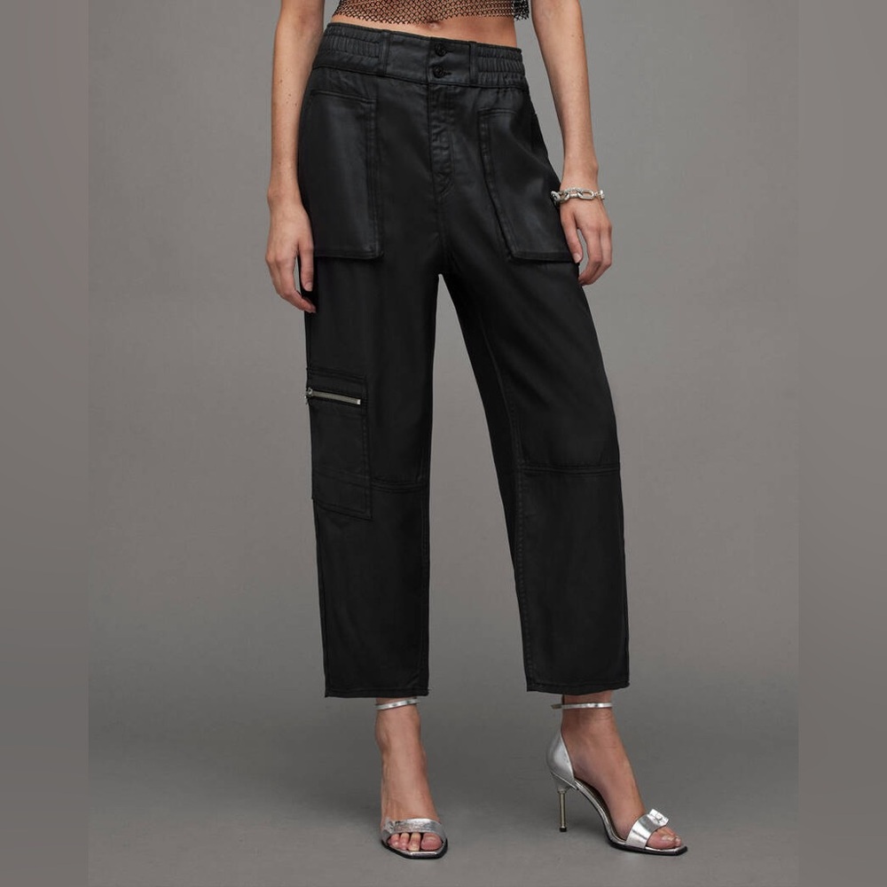 AllSaints: Hailey Coated Denim Trouser